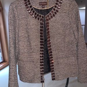 Fancy brown jeweled jacket
